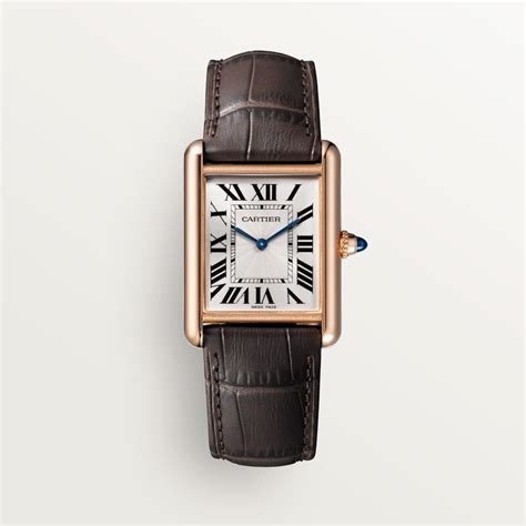 cartier mechanical watch|cartier ladies large tank watch.